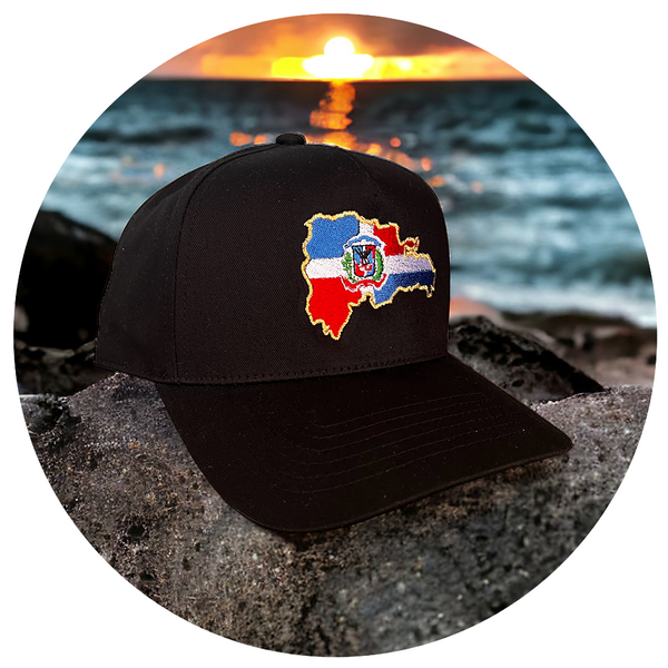 Dominican Map 5 Panel Hat