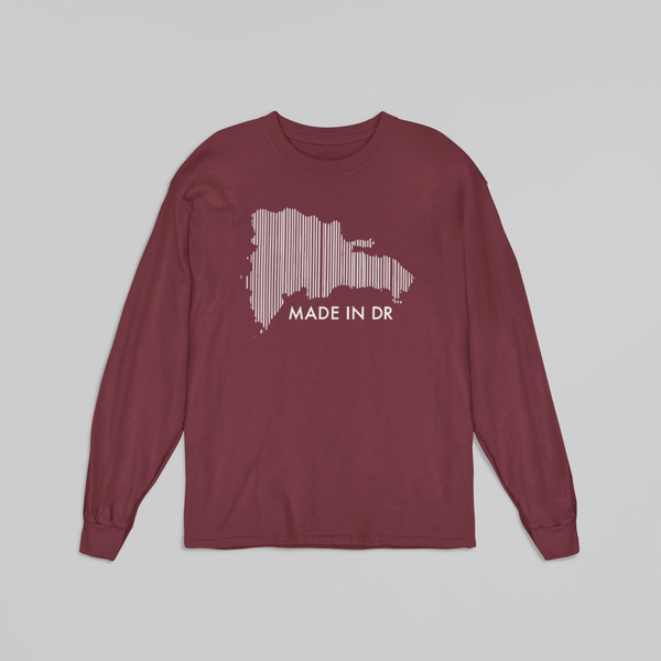 Made in DR Maroon Long Sleeve Shirt
