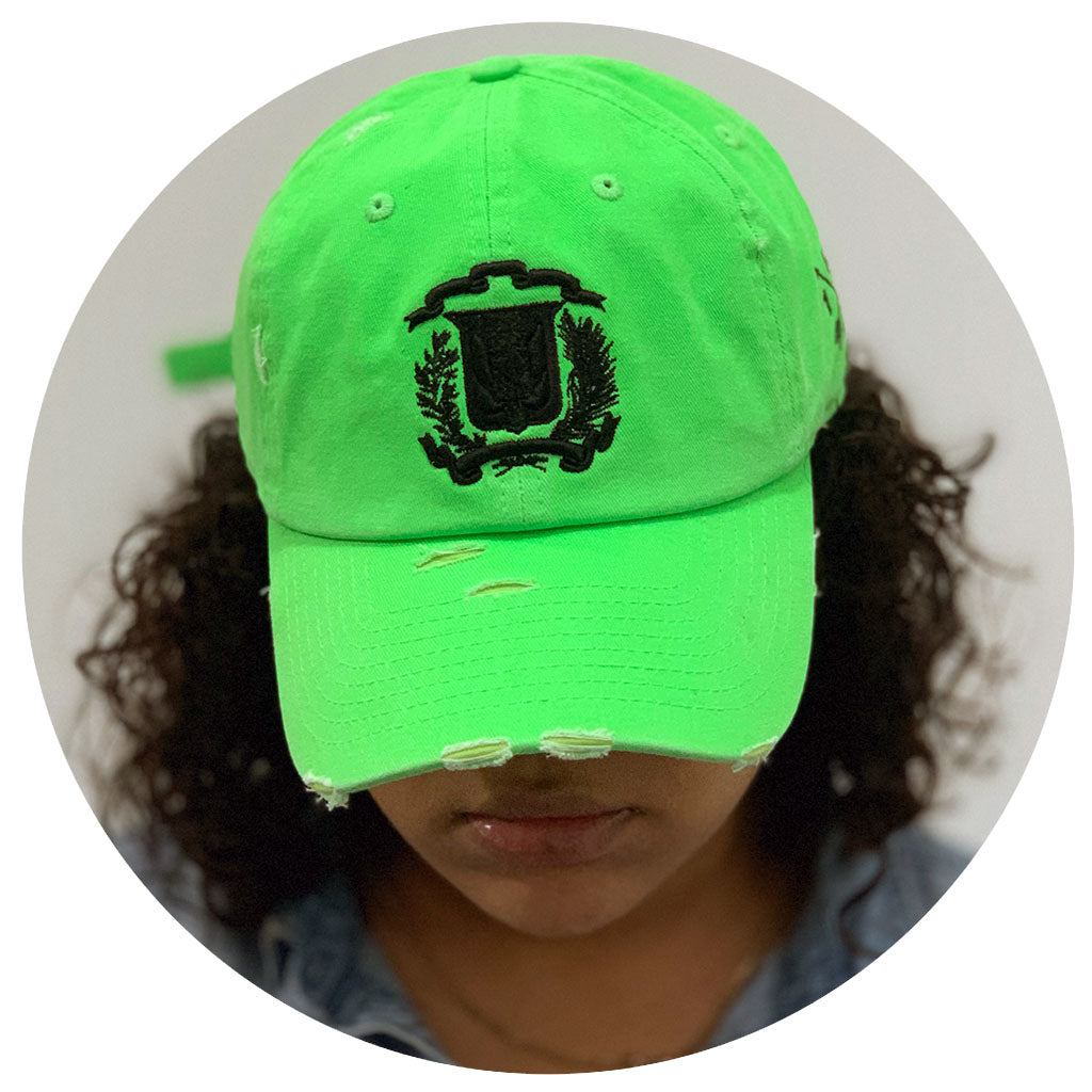 Escudo Neon Dad Hat Neon Green / Blk