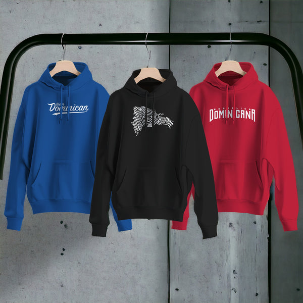 3-Hoodie Bundle "Primary" (Red/Black/Blue)