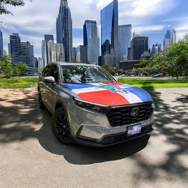 Dominican Liberty Car Hood Cover