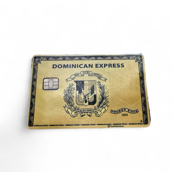 Dominican Express Credit Card Sticker (1 Per Customer)