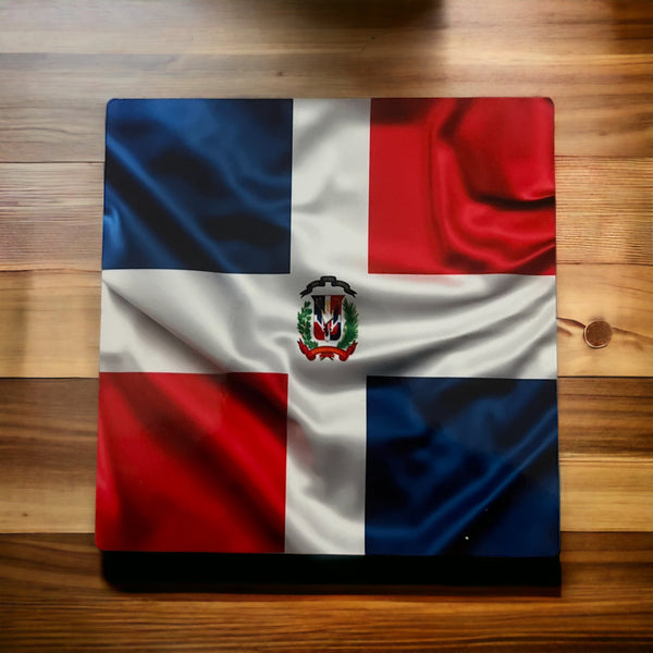 Dominican Flag Coaster
