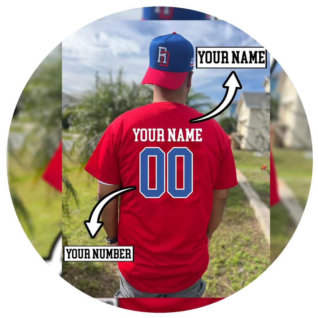 Personalized Republica Dominicana Baseball Jersey Custom Team Dominican