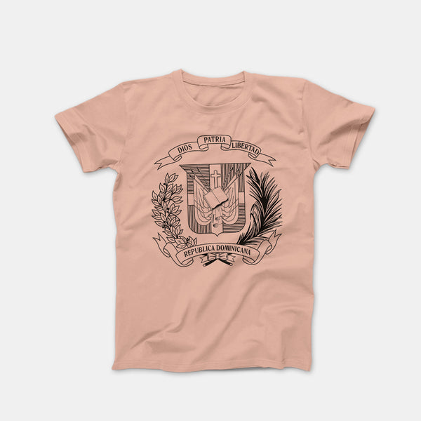 Black Escudo Outline Dusty Rose Shirt