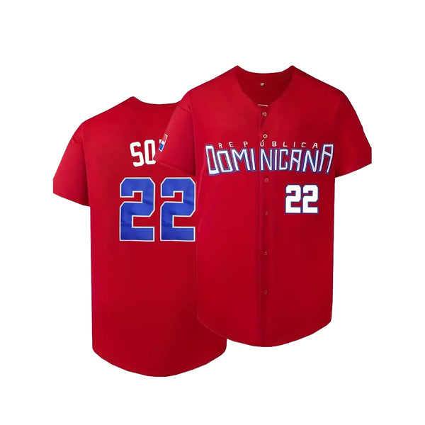 Baseball Jersey Team Dominican