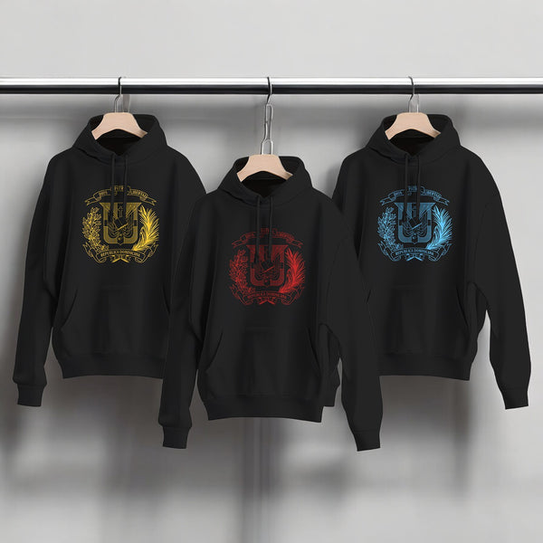 3-Hoodie Bundle "Escudo Outline" (Yellow/Red/Blue)