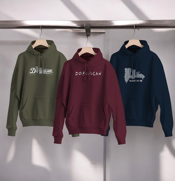 3-Hoodie Bundle "Fall" (Olive/Burgundy/Navy)