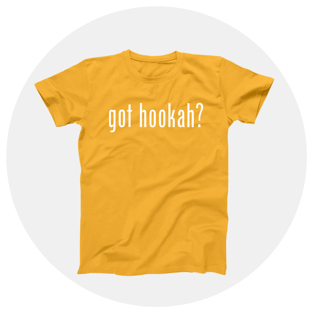 got hookah? Yellow Gold Shirt