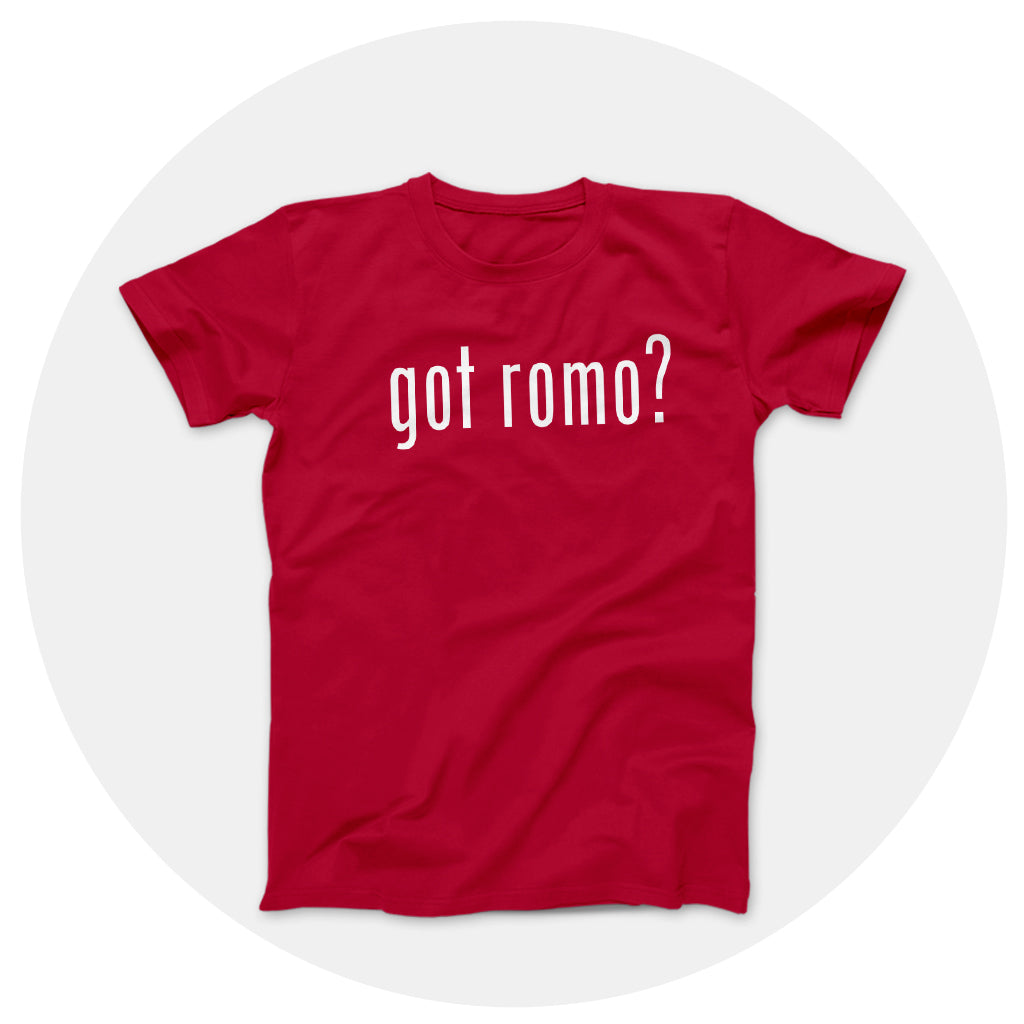 got romo? Red Shirt – Team Dominican