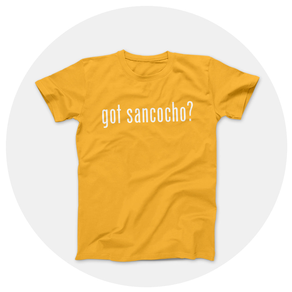 got sancocho? Yellow Gold Shirt