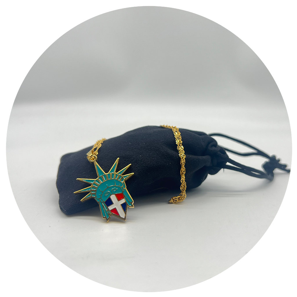 Dominican Liberty Gold Necklace