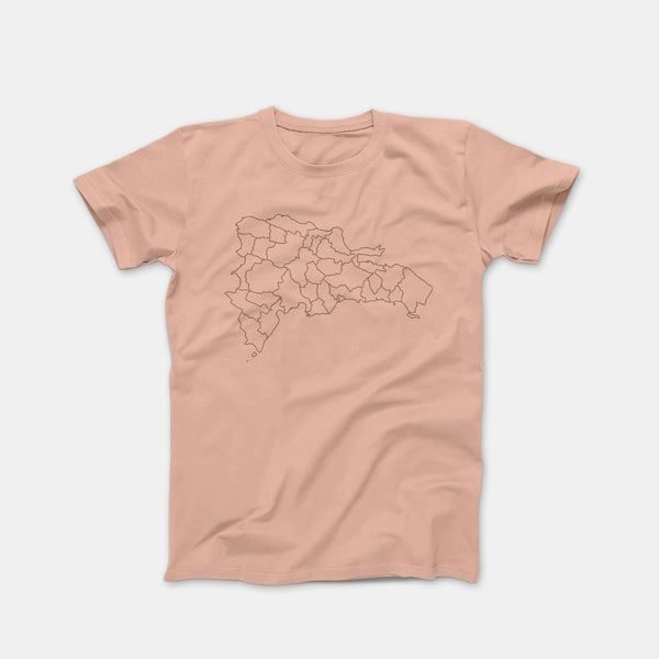 Map Outline Dusty Rose Shirt