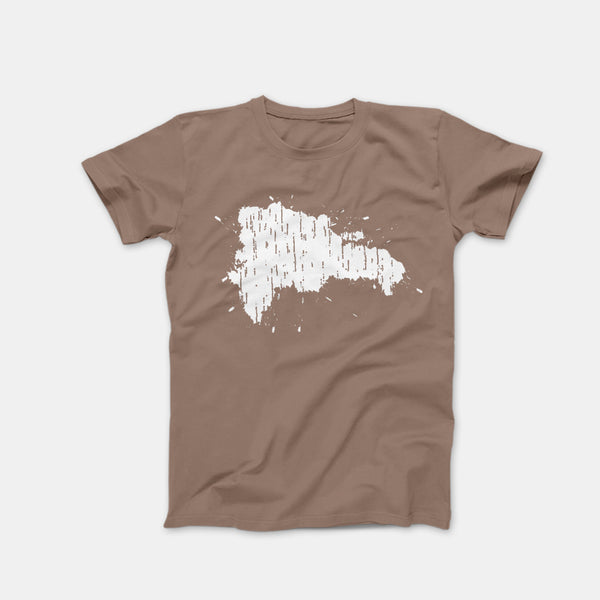 Map Splatter Brown Savana Shirt