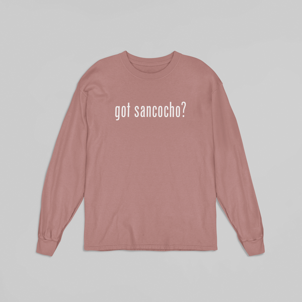got sancocho? Orchid Long Sleeve Shirt