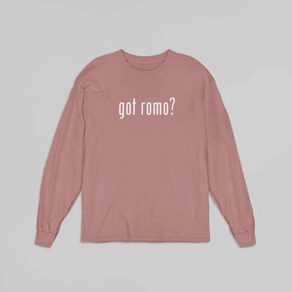 got romo? Orchid Long Sleeve Shirt