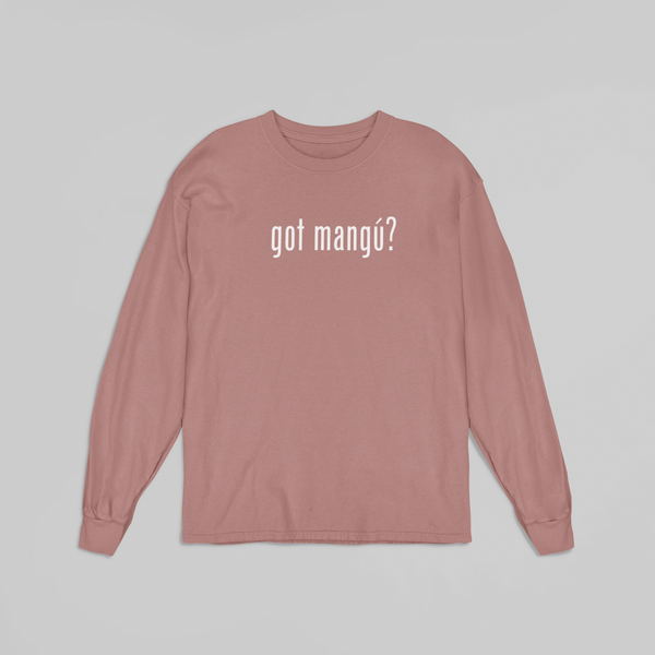 got mangu? Orchid Long Sleeve Shirt