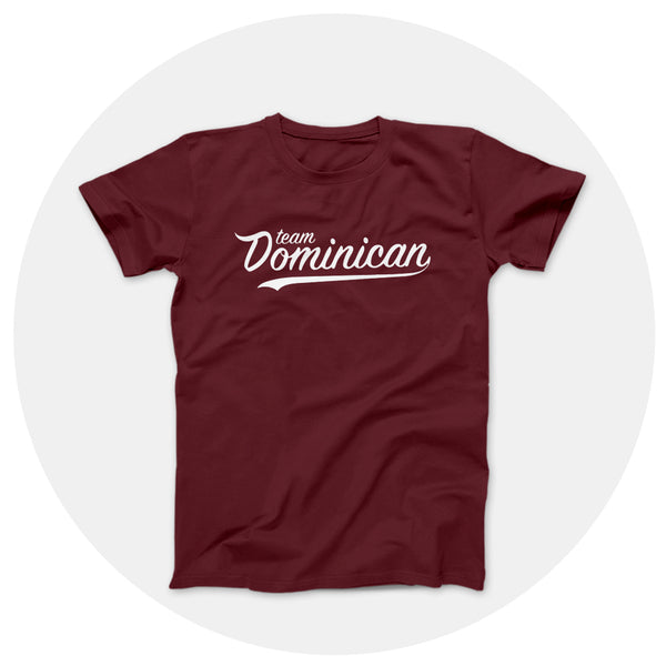 Team Dominican Maroon Shirt