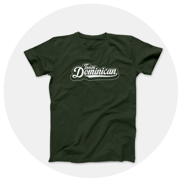 Team Dominican V2  Hunter Green Shirt