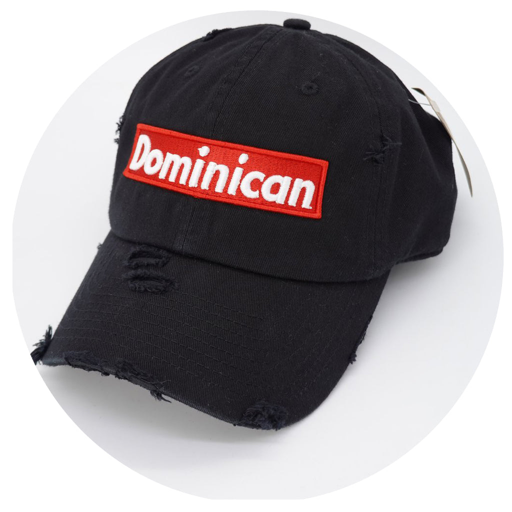 Dominican Dad Hat (Red Stripe)