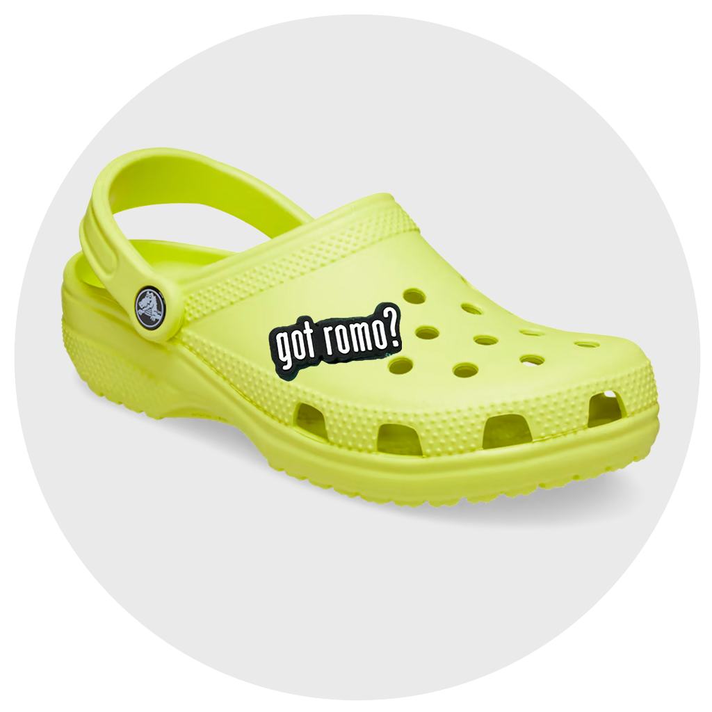 got romo? Croc  Charm
