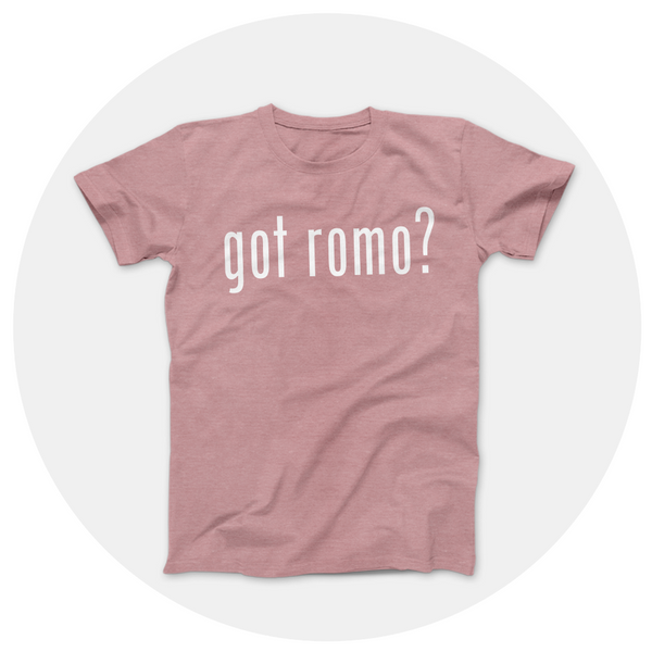 got romo? Orchid Shirt