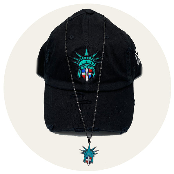Dominican Liberty Hat + Liberty Necklace