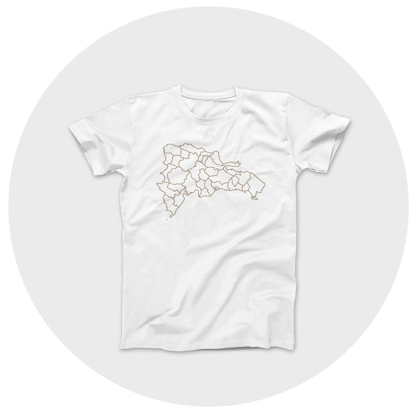 Dominican Map Outline Shirt