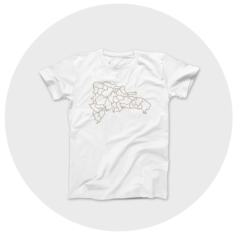 Dominican Map Outline Shirt