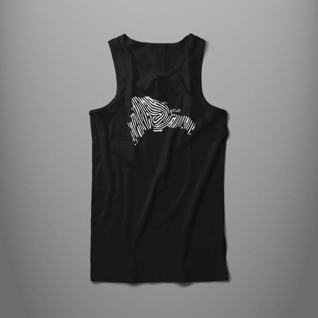 Map Print Tank Top
