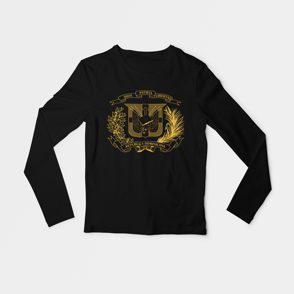 Yellow Escudo Outline Long Sleeve Shirt