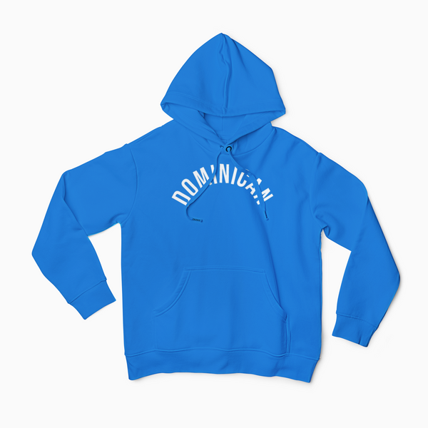 Dominican Curved Royal Blue Hoodie