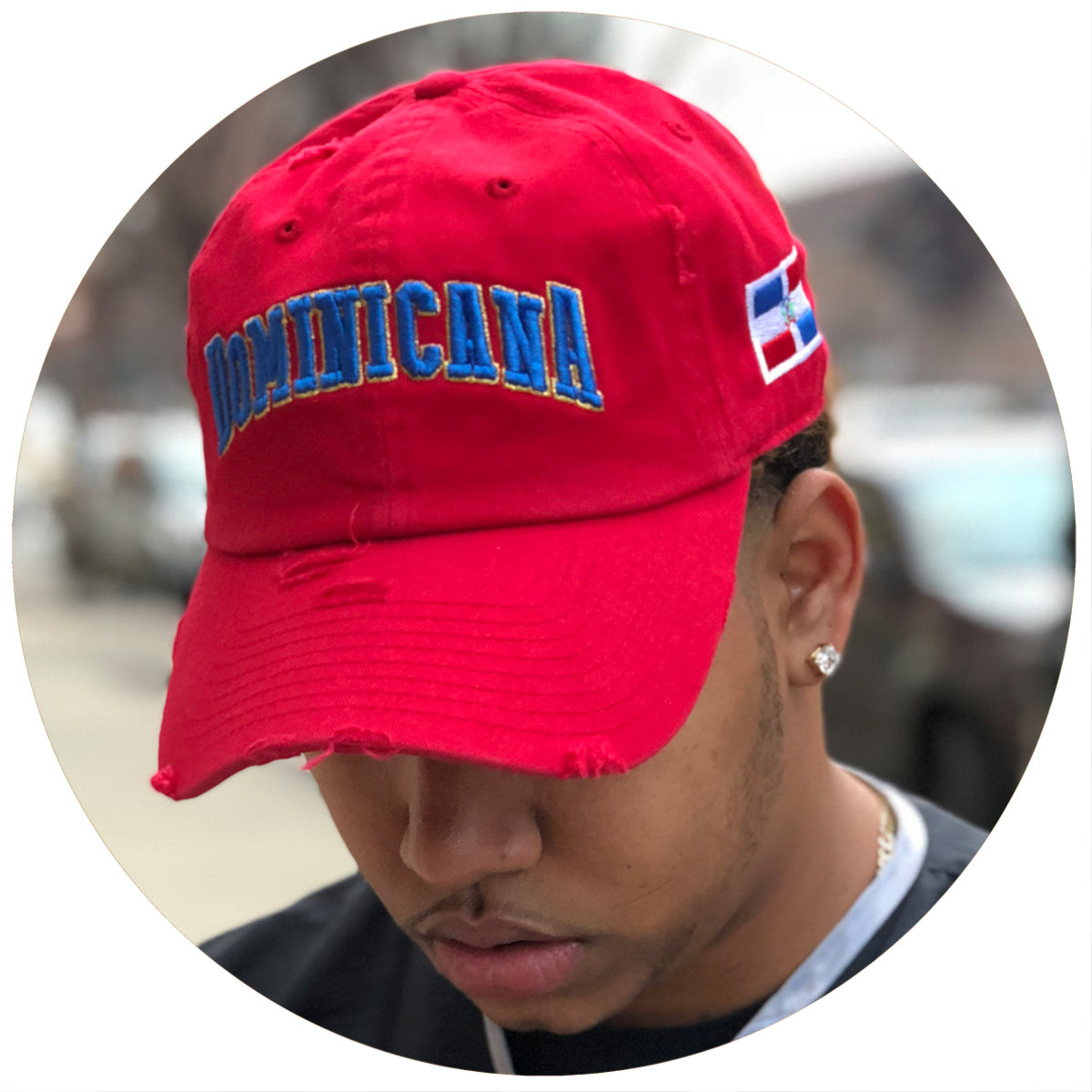 Dominicana Ripped Dad Hat World Baseball Classic Team Dominican   Reddomi 