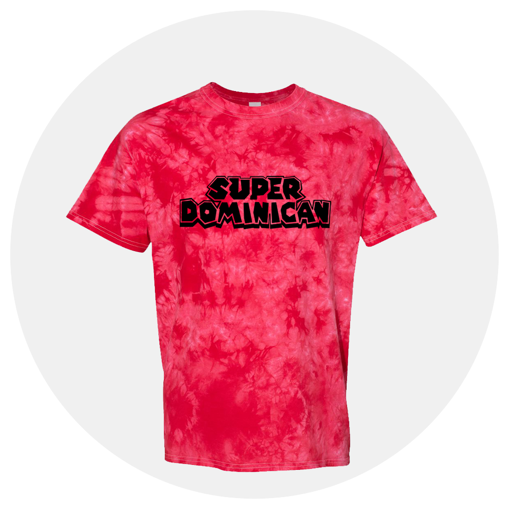 Super Dominican Red Tie-Dyed T-Shirt