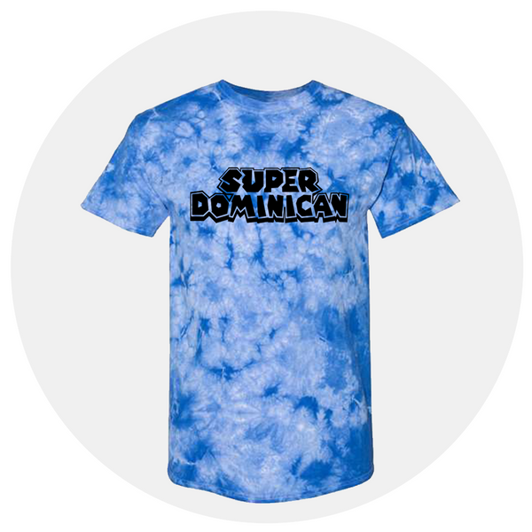 Super Dominican Blue Tie-Dyed T-Shirt